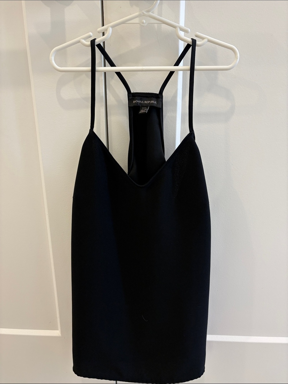 Banana Republic Black Spaghetti Strap Tank Top